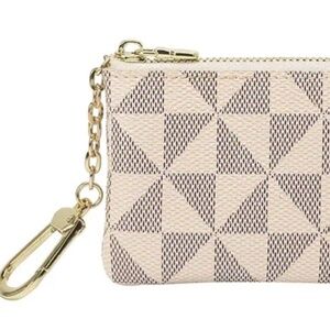 Faux Leather Sm zip pouch